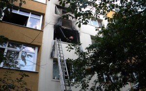 incendiu apartament