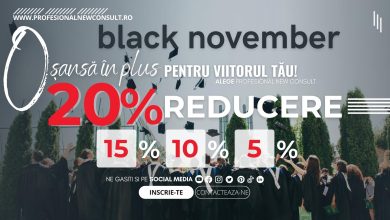 Photo of „Black November” la Profesional New Consult – O lună întreagă de REDUCERI