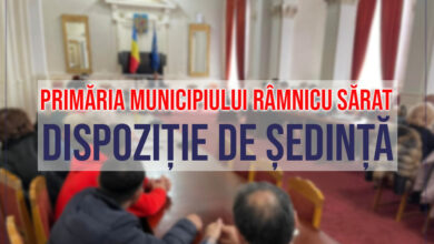 Photo of Primăria municipiului Râmnicu Sărat | DISPOZIȚIE de convocare a Consiliului Local în şedinta de lucru extraordinară, în data de 17.01.2023